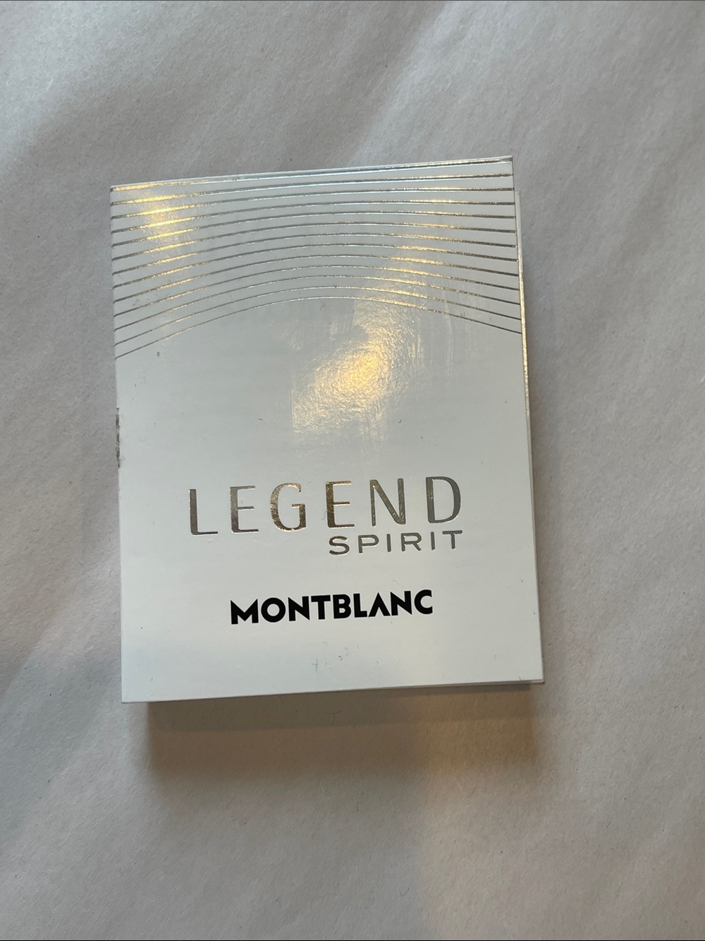 Montblanc White and Silver Legend sample size .04 Fl Oz eau de toilette